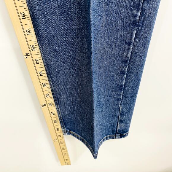 Levis 505 Men's Relaxed Jeans Actual Size 42W x 31L Blue Straight Leg - Picture 12 of 13